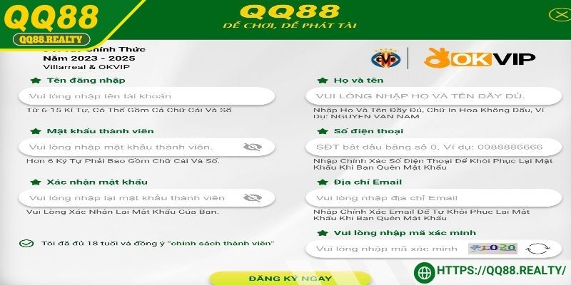 Quy trình đăng ký tài khoản chi tiết nhất cho thành viên mới