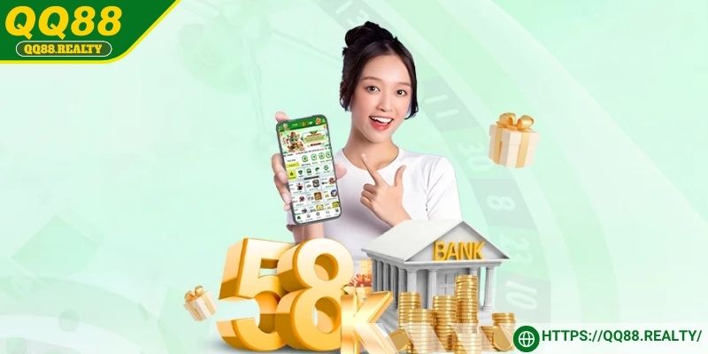 Đăng ký thành công tài khoản mới tại QQ88 nhận 58k
