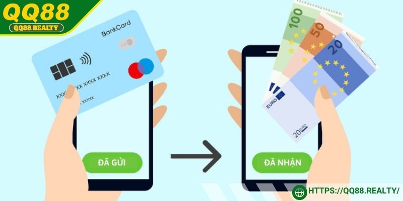 Web quy định hạn mức rút tiền từ 50đ đến 500đ