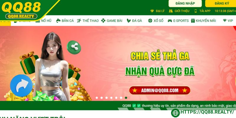 QQ88 chính là cái tên được săn đón nhiệt tình hàng đầu