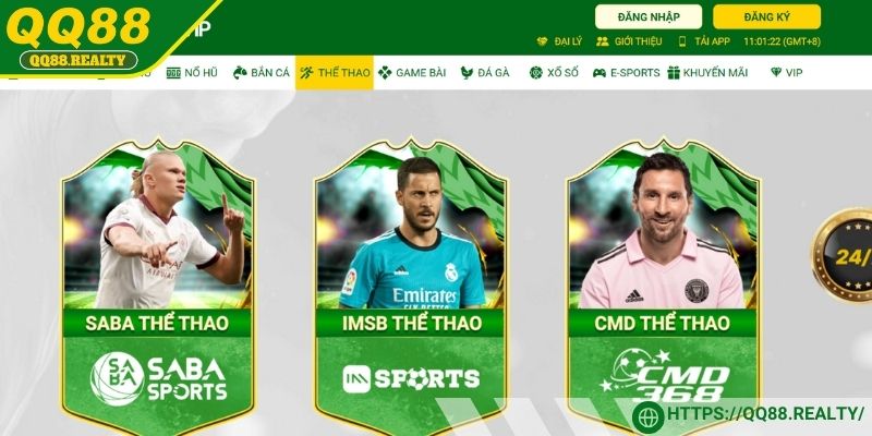 Sảnh thể thao QQ88 là một trong những điểm đến cực kỳ sôi động